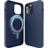 elago Cover Magnetica in Silicone per iPhone 12 Pro Max (6,7") | Compatibile con MagSafe, Magneti Integrati