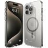 elago Cover Magnetica Ibrida Trasparente per iPhone 15 Pro Max | Compatibile con MagSafe, PC + TPU, Protezione Anticaduta di Livello Militare USA, Ingiallimento Ridotto