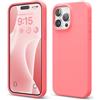 elago Cover in Silicone Liquido per iPhone 15 Pro Max | Silicone Premium, Protezione Completa, Antiurto a 4 Strati, Fodera Morbida in Microfibra Antigraffio (Rosa)