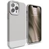 elago Cover Glide per iPhone 13 Pro Max (6,7") | TPU Sottile, Protezione Fotocamera Migliorata, Design Bicolore, Antigraffio (Pietra/Bianco)