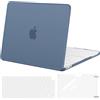 MOSISO Custodia Compatibile con MacBook Neo 13 pollici Cover A3404 2026 | Copritastiera & Pellicola & Case per Mac Neo 13 pollici Display Liquid Retina con Chip A18 Pro, Mezzanotte