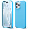 elago Cover in Silicone Liquido per iPhone 15 Pro Max | Silicone Premium, Protezione Completa, Antiurto a 4 Strati, Fodera Morbida in Microfibra Antigraffio (Blu Oceano)