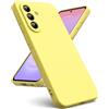 Oududianzi - Cover per Samsung Galaxy A37 5G Silicone Liquido, Giallo | Custodia Silicone Liquido, Interno in Microfibra Morbida, Protezione Antiurto Resistente