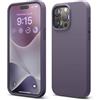 elago Cover in Silicone Liquido per iPhone 15 Pro Max | Silicone Premium, Protezione Completa, Antiurto a 4 Strati, Fodera Morbida in Microfibra Antigraffio (Lavanda Scuro)