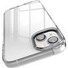 elago Cover Ibrida Trasparente per iPhone 14 Plus (6,7") | PC + TPU, Ingiallimento Ridotto, Cristallina, Custodia Antiurto, Protezione Completa (trasparente)
