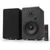 VULKKANO A6 ARC Cassa Amplificata con Woofer da 6,5", Bluetooth 5.0, HDMI ARC, Optica, RCA, USB, con Uscita Subwoofer, Casse Monitor HiFi per Home Cinema, Colore Nero