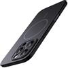 JETech Cover Magnetica Slim per iPhone 16 Pro, Nero | Compatibile con MagSafe, Protezione della Fotocamera, Custodia Finitura Opaca Ultra Sottile, Design Leggero