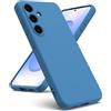 Oududianzi-Cover per Samsung Galaxy S26 FE / S25 FE Silicone,Blu | Custodia Silicone Liquido, Interno in Microfibra Morbida, Protezione Antiurto Resistente
