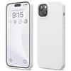 elago Cover in Silicone Liquido per iPhone 15 Plus | Silicone Premium, Protezione Completa, Antiurto a 4 Strati, Fodera Morbida in Microfibra Antigraffio (Bianco)