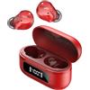 TOZO NC9 Cuffie Bluetooth 5.3 con ANC Ibrido, 6 Mics ENC | Suono OrigX 2.0, 60 Ore Modalità Trasparente, IPX8, Ricarica USB-C, Comode e Facili da Usare per Lavoro, Gioco e Commuting