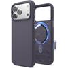 elago Cover Magnetica in Silicone Liquido per iPhone 18 Pro Max/17 Pro Max | Compatibile con MagSafe, Silicone Premium Antiscivolo, Tasto Controllo Fotocamera, Magneti N55, Microfibra (Lavanda Intensa)
