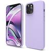 elago Cover in Silicone Liquido per iPhone 12 Pro Max (6,7") | Silicone Liquido Premium, Protezione Completa, Antiurto a 3 Strati (Viola)