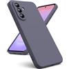 Oududianzi - Cover per Samsung Galaxy A37 5G Silicone Liquido, Grigio Scuro | Custodia Silicone Liquido, Interno in Microfibra Morbida, Protezione Antiurto Resistente