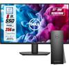 Amazon Renewed Postazione Completa, Pc Desktop Dell OptiPlex Ultra UFF Intel i5-8265U 4 Core, Ram 8Gb SSD 256Gb, Monitor 27" FHD, Win 11 e Libre Office, Compreso di Mouse e Tastiera (Ricondizionato)