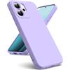 Oududianzi - Cover per Oppo Reno 14 F 4G / 5G Silicone, Viola Chiaro | Custodia Silicone Liquido, Interno in Microfibra Morbida, Protezione Antiurto Resistente
