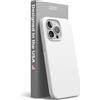 elago Cover in Silicone Liquido per iPhone 13 Pro (6,1") | Protezione Fotocamera e Schermo, Antiurto, Fodera Morbida in Microfibra Antigraffio (Bianco)