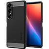 Spigen Cover Rugged Armor per Sony Xperia 1 VII | Nero Opaco