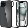 Spigen Cover Ultra Hybrid per iPhone 15 | Nero Opaco