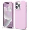 elago Cover in Silicone Liquido per iPhone 14 Pro (6,1") | Silicone Premium, Protezione Totale, Antiurto a 3 Strati, Fodera Morbida in Microfibra Antigraffio (Lilla Chiaro)