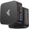 NiPoGi Mini PC ΑΜD PRO 7330U (fino a 4.3 GHz) 16GB RAM+256GB LAN W-11 | Meglio di 3500U/5300U/i3-10110U WiFi5+BT4.2 Triplo Display 4K@60Hz(HDMI2.0/DP1.4/Type-C) Lavoratore Multitasking