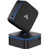 NiPoGi AK1PLUS Mini PC Ιntel Celeron N5030 (MAX 3,1GHz)16GB RAM+512GB SSD | WiFi5+BT4.2 Meglio di N3350/N3450 Due Display 4K@60Hz ,Supporto 2.5" SATA3.0 SSD W11 Pro LAN Lavoro D'ufficio e Telelavoro