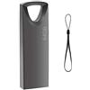 finewish Penna USB 64 GB, Mini Chiavetta USB 64 Giga Impermeabile USB Key 64 GB Pendrive 64gb Memoria Esterna PC per PC, Laptop, Auto ECC (grigio)