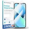 smartect Vetro Temperato 3 Pezzi per iPhone 13/13 Pro | Schermo Protettivo HD Anti Graffio, Pellicola Protettiva Senza Bolle, 0.3 mm Ultra Trasparente, Durezza 9H, Ultra Resistente