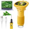 SGAINUL Microscopio Digitale Bambini, 1000X con Schermo 2,0" | Microscopio tascabile, 8 LED, porta USB, fotocamera per foto e video, giocattolo da giardino, adatto per bambini da 4 a 12