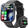 Hwagol Smartwatch Uomo Donna, 1.85'' Orologio Smartwatch con Chiamata Bluetooth, Smart Watch con Contapassi/Sonno/SpO2/Cardiofrequenzimetro, 140+ Sportive Orologio Fitness per Android iPhone