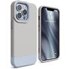 elago Cover Glide per iPhone 13 Pro (6,1") | TPU Sottile, Protezione Fotocamera Migliorata, Design Bicolore, Antigraffio (Pietra Beige/Azzurro)
