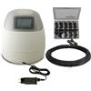 Sandokan, Automizer Elettrico, Nebulizzatore Antizanzare Giardino Da Esterno Automatico, Kit Disinfestazione Fai da Te con Serbatoio 20L Copertura 300mq Espandibile fino a 1000 mq. Fatto in Italia