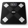 Il Gruppone Passione Casa Bilancia Pesapersone Digitale Bluetooth 180 kg, Bilancia Impedenziometrica Smart con Analisi BMI e Composizione Corporea, Display LCD, 4 Sensori, Vetro Temperato, Android iOS, HM-1552BS