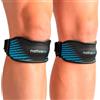 NativoDex Ginocchiera Ortopedica, Tutore Ginocchio, Fascia Rotulea Sportiva | Elastica e Stabilizzante · Cinghie Regolabili senza Scivolare · Imbottitura in Silicone Traspirante · Confezione da 2 Pezzi