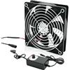 Wowfast Ventola per PC da 120 mm, ventola da 12 V con spina di alimentazione e regolatore di velocità continuo (2750 RPM) - silenziosa e potente ventola per computer, server, PC da gioco, cabina AV, router