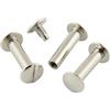 KLEBESHOP24 Viti Chicago M4 per rilegatura, nichelate, 20 mm, 20 pezzi | Per pelle e libri, lunghezze e quantità a scelta