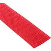 KLEBESHOP24 nastro a strappo per cucire [SOLO PARTE MASCHIO] dimensioni e colore a scelta/rosso, 20 mm x 3 m