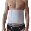 INGROSSO MERCERIE LCF Fascia Lombare Rigida Alta 24 cm per Schiena Uomo e Donna, Colore Bianco, Modellante, Contenitiva, Supporto Lombare, Realizzata in Italia (XXXL)