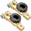 Spurtar Stacca Batteria 6V 12V 24V, per Polo Conico, Negativo, 2 Pezzi Nera | Interruttore Batteria Auto, Per poli 15-17mm, 125A, Morsetti Batteria Auto Isolatore, Per Auto Barca Camion Veicoli Trattore