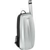 GEWA Space Bag Argento con astuccio per arco - Custodia/zaino per violino 4/4-3/4 - Coperchio esterno in policarbonato - Schienale ergonomico - Scomparti per accessori