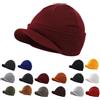 Magracy Berretto da uomo unisex con visiera calda e cappello invernale con cappello invernale di picco