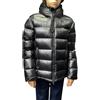 Blauer Adams Junior Giubbotto Micro Rip Nero | Con Cappuccio, Bambino, Trapuntato, Finitura Lucida, Zip Frontale
