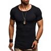 Leif Nelson T-Shirt Uomo Estate Collo Rotondo, vestibilità Regolare, 100% Cotone, Basic Casual Maglietta Uomo a Manica Corta