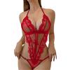 Generic Body Aperto sotto Sexy Hot Sexy Négligé Lingerie Role Play Tuta File Aperto Tuta Perizoma Reggiseno Mezza Coppa Maschera