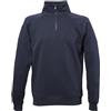 Ergos Workwear JRC Davenport Felpa da Uomo Collo a Lupetto Tessuto Misto Cotone Poliestere Riciclato Cerniera Corta