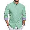 COOFANDY Camicia Oxford Uomo Button-Down Manica | Camicia Oxford da uomo in cotone, a maniche lunghe, con bottoni, ideale per ufficio, tempo libero e occasioni formali