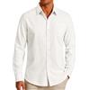 COOFANDY Camicia da uomo Oxford a maniche lunghe, con tasca | 65% cotone, camicia casual da uomo, a maniche lunghe, con tasca sul petto