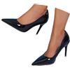MODSGUE Scarpe da donna a spillo con tacchi alti, sexy, chiuse, in pizzo, a spillo, estive, comode, classiche, feste, balli e matrimoni, con tacco alto