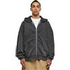 Urban Classics Herren Heavy Stone Washed 90's Zip Hoodie