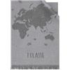 Alviero Martini 1A Classe Sciarpa Donna Geo Pieno Lilla 30 x 170 cm | Misto Modal e Lana, Con Frange, Stampa Geo Pieno
