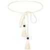 GEEHUA Cintura Intrecciata per Donna in Tessuto Sottile, Catena in Corda, Nappa Sottile per Donne e Ragazze, Abiti, Gonne